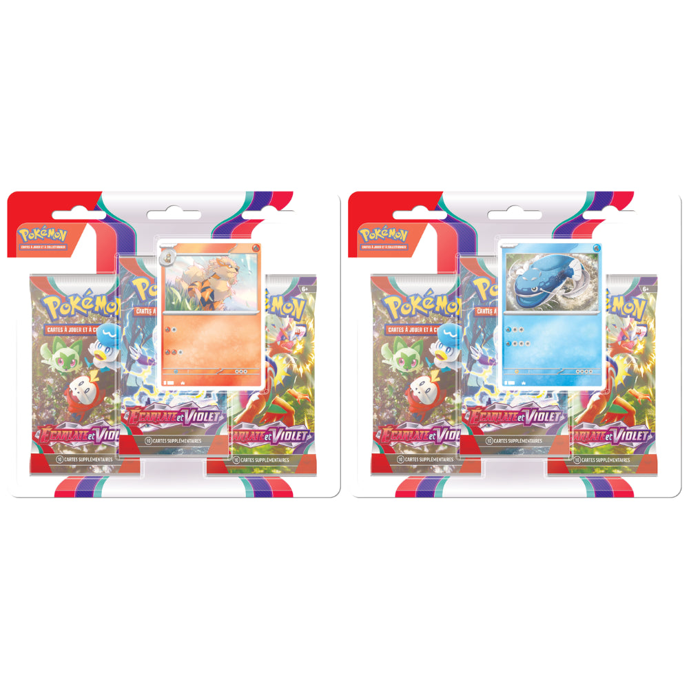 Acheter Pack de 3 boosters Pokémon EV01 Ecarlate et Violet ludijeux