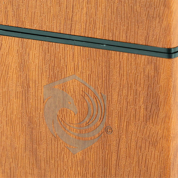 Phoenix Shield - Deck box Wood effect – Push Box