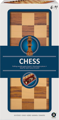 Jeu d'échecs pliable en bois
