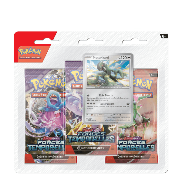Pack de 3 boosters Pokémon - EV05 – Forces Temporelles