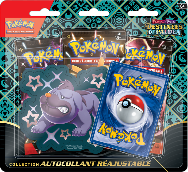 Pack de 3 boosters Pokémon - EV4.5 – Destinées de Paldea