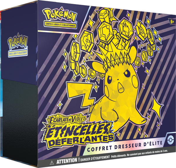 Coffret Pokémon Elite Trainer Box EV08 Etincelles Déferlantes