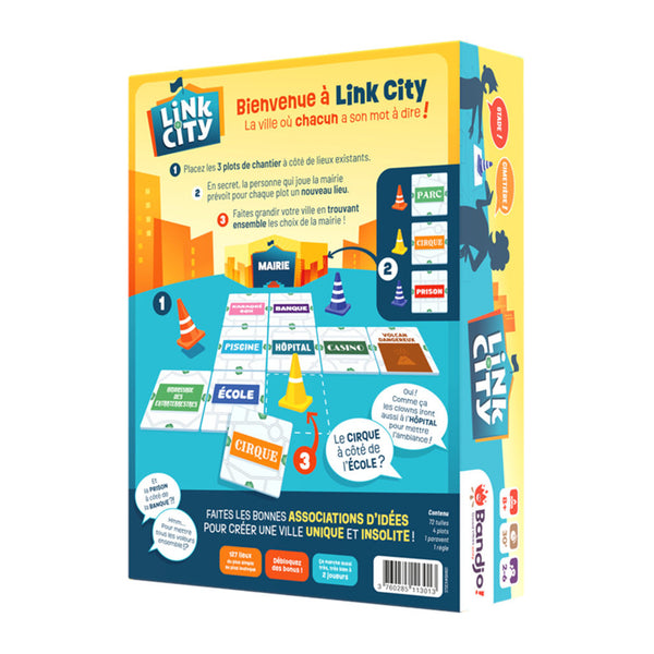 link city - jeu de société - cooperatif - 8 ans
