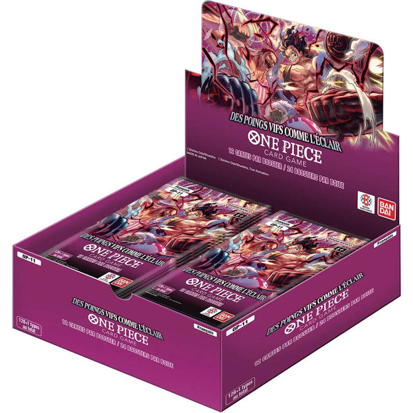 One Piece - OP11 - Display Des Poings Vifs comme l'Eclair - 24 Boosters (FR)