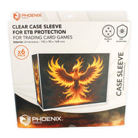 Phoenix Shield - Protection crystal box pour ETB Pokémon x6