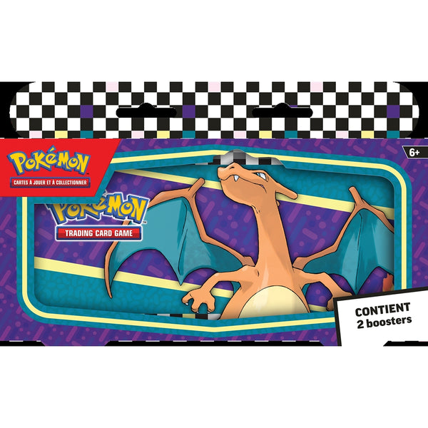 Pokémon - Coffret 2 Boosters + Plumier Dracaufeu