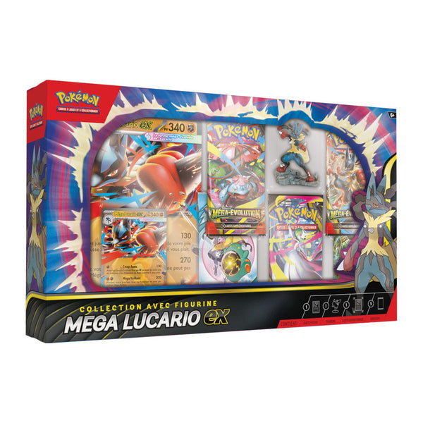 Coffret Pokémon JCC – Méga-Latias-ex – 1 Carte Promo Brillante + 1 Carte Grand Format Lenticulaire + 4 Boosters – Idéal Pour Collectionneurs Et Joueurs