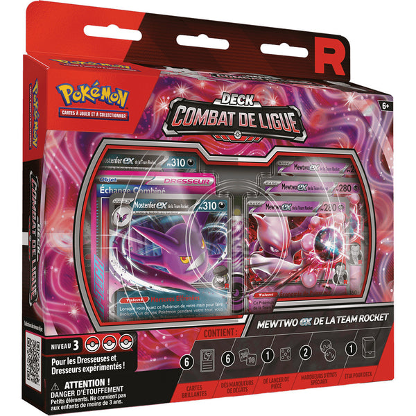 Pokémon - Deck Combat de Ligue Mewtwo‑ex de la Team Rocket