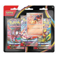 Pokémon ME04 : Chaos Ascendant - Pack 3 Boosters