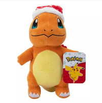 Peluche Salamèche de Noêl Pokémon 20cm