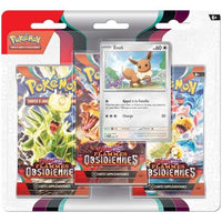 Pack de 3 boosters Pokémon - EV03 – Flammes Obsidiennes