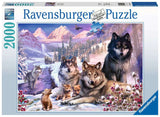 Puzzle 2000 pièces - Loups dans la neige