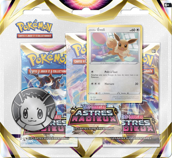 Pack de 3 boosters Pokémon - EB10 Astres Radieux