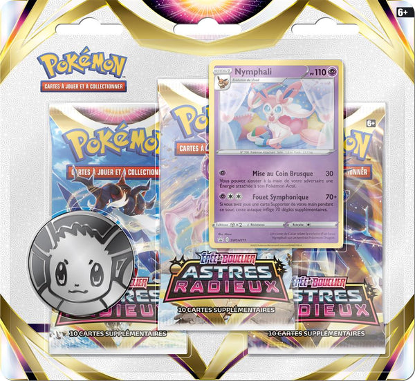 Pack de 3 boosters Pokémon - EB10 Astres Radieux