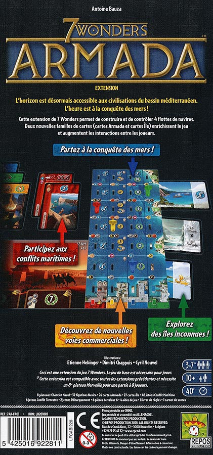 Extension : 7 Wonders Armada (Nouvelle Édition 2020)