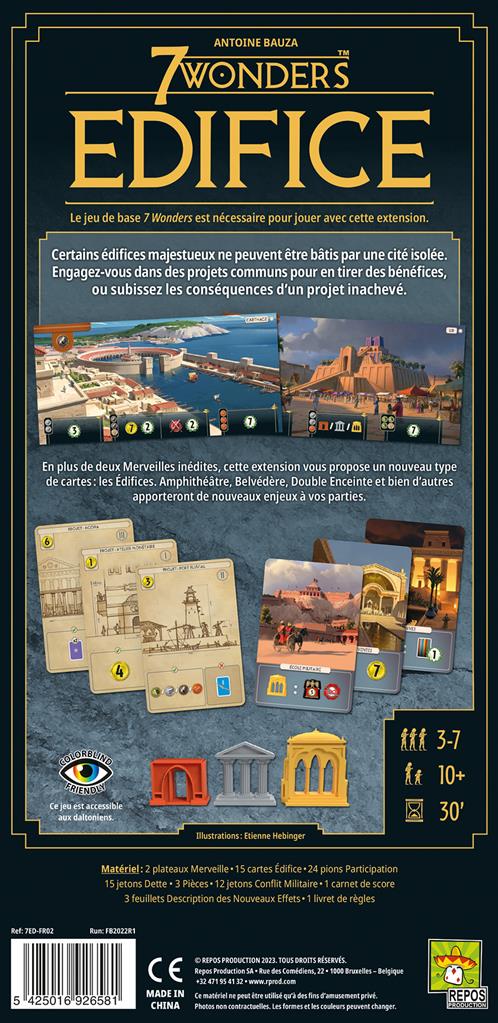 Acheter 7 Wonders Nouvelle Edition - Edifice - Ludi'Jeux – ludijeux