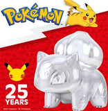 Pokémon 25 ans - Figurine Bulbizarre argenté - 8cm