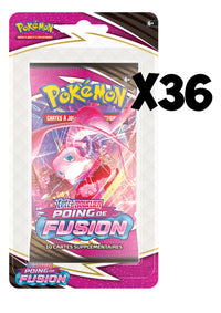 Carton de 36 Boosters Pokémon : EB08 Poing de Fusion