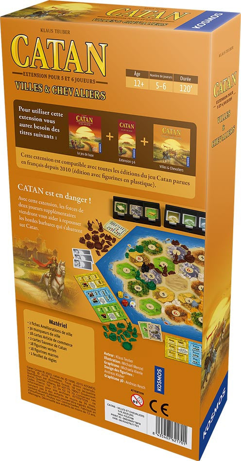 Extension Catan Villes et Chevaliers 5/6 joueurs