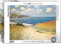 Puzzle 1000 pièces Claude Monet Chemin dans les blés