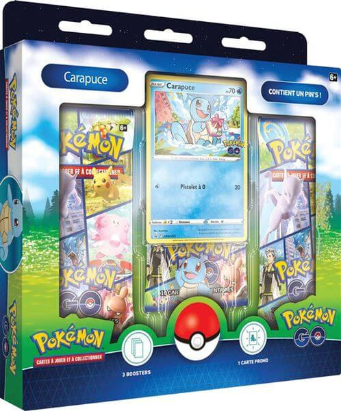 Pokémon Coffret Pin's "Pokémon Go" Carapuce