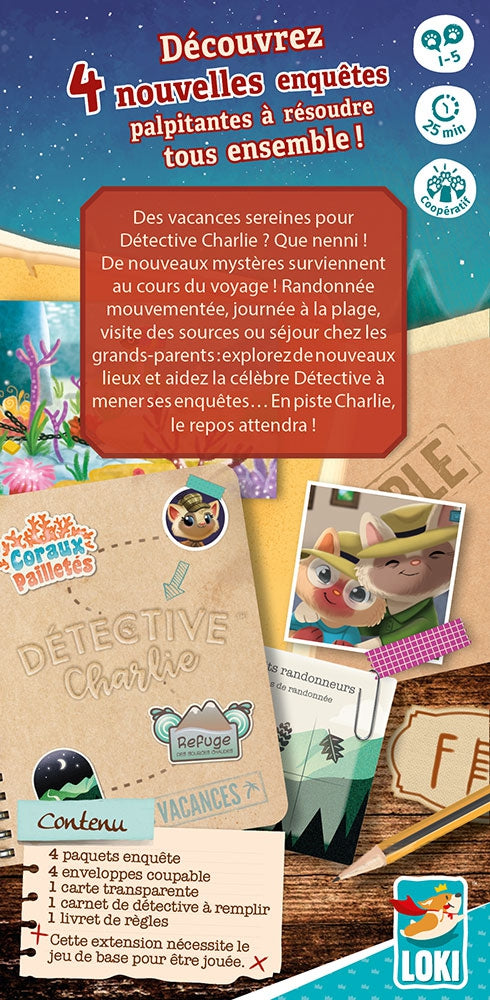 Extension Détective Charlie : Part en Vacances