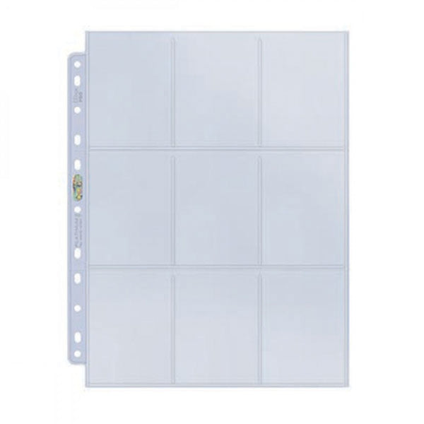 Feuille classeur 9 emplacements pour cartes - Ultra Pro