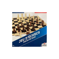 Jeu d'échecs en bois