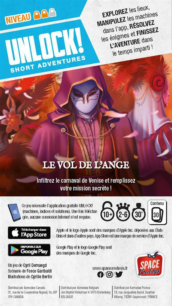 Le Vol de l'Ange - Unlock! Short Adventures