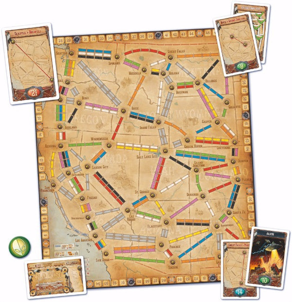 Les Aventuriers du Rail : France & Old West