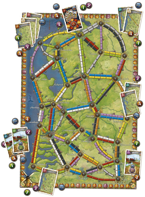 Extension Les Aventuriers du Rail : Pays-Bas