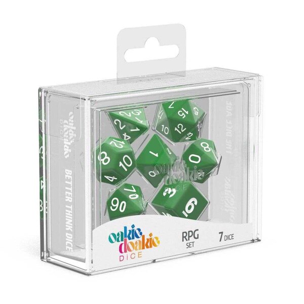 Oakie Doakie Dice dés RPG-Set Solid