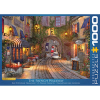 Puzzle 1000 pièces : Rue piétonne française