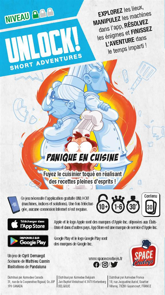 Panique en Cuisine - Unlock! Short Adventures