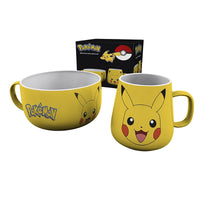 Pokémon - Set Petit Déjeuner Mug + Bol Pikachu