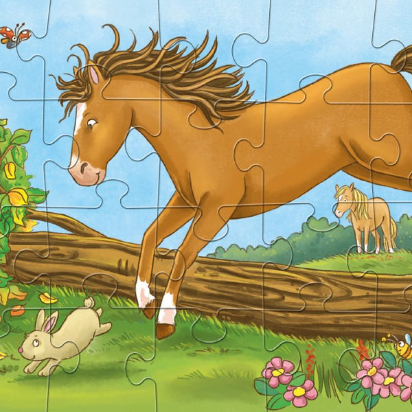 Puzzle 24 pièces Chevaux