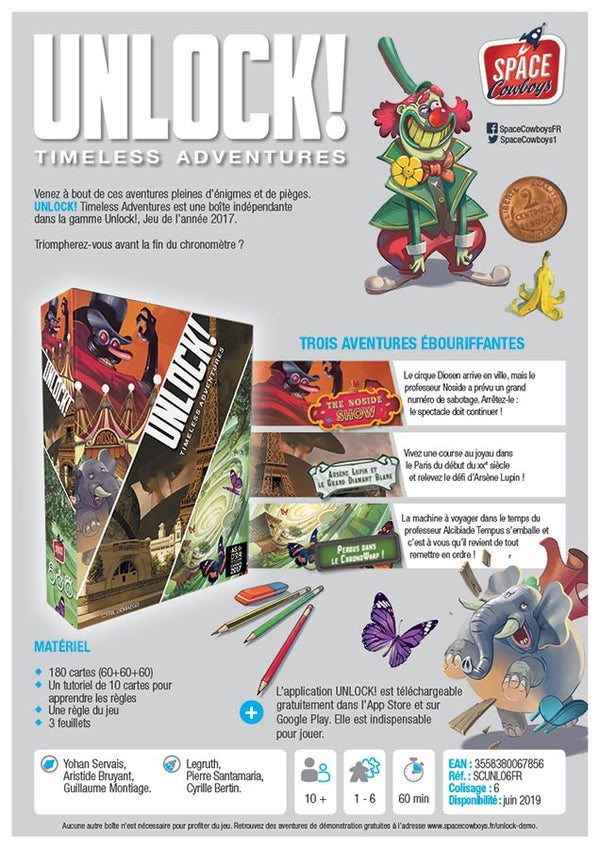 Unlock! 6 : Timeless Adventures